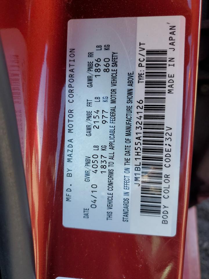 2010 Mazda 3 S VIN: JM1BL1H55A1324126 Lot: 51704934