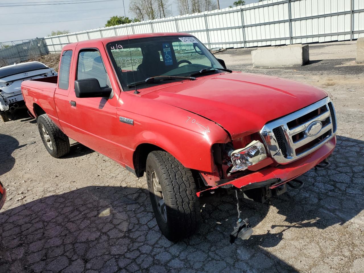 2007 Ford Ranger Super Cab VIN: 1FTYR45E07PA80387 Lot: 52473224