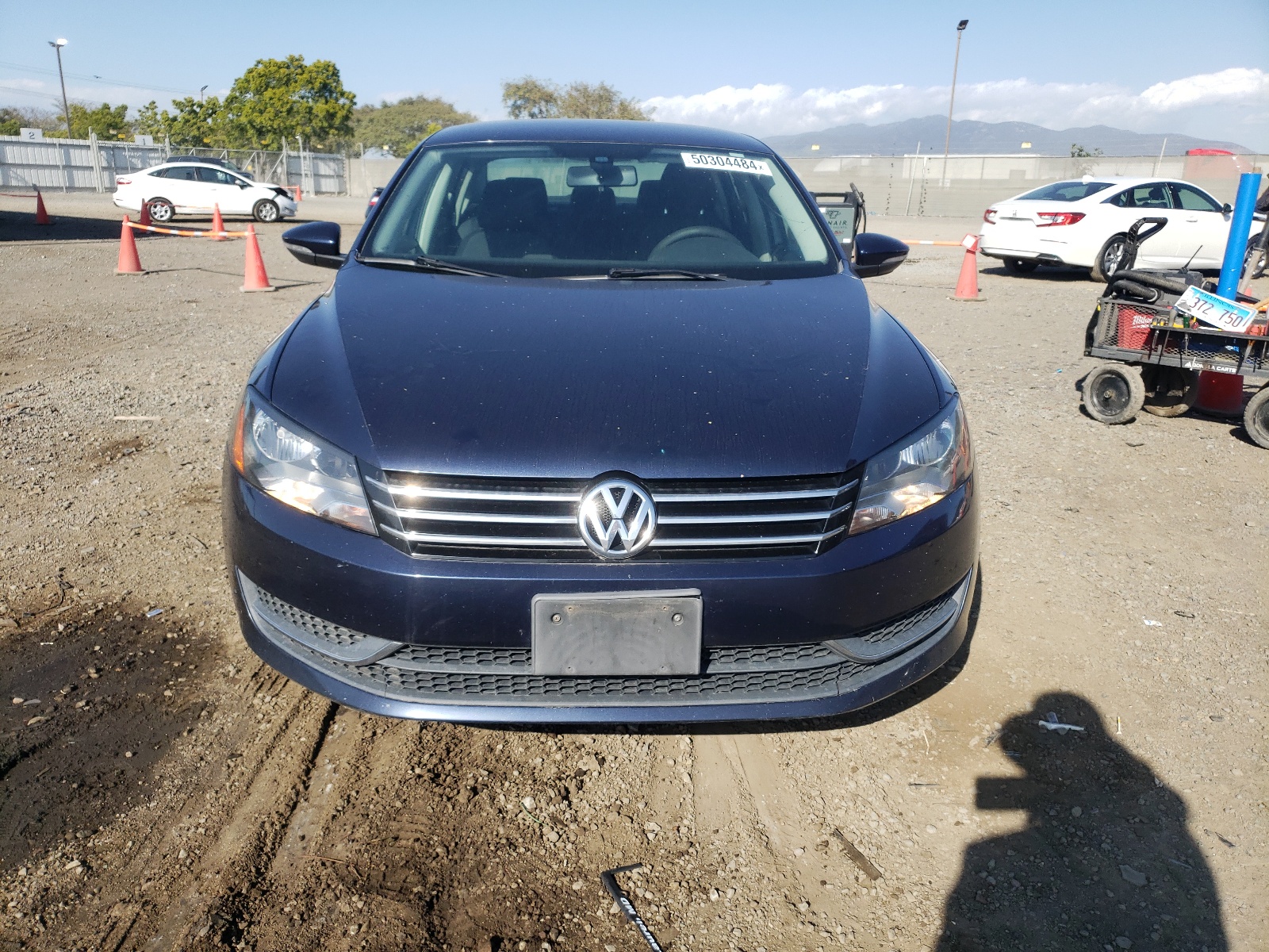 2012 Volkswagen Passat S vin: 1VWAP7A37CC017945