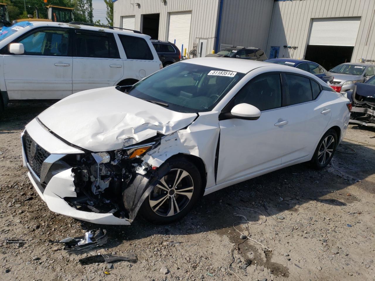 2020 Nissan Sentra Sv VIN: 3N1AB8CV0LY229134 Lot: 51183514