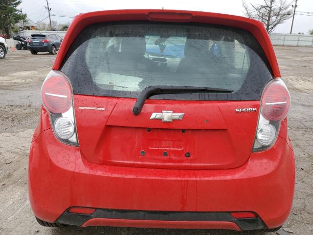 Hatchbacks CHEVROLET SPARK 2014 Czerwony