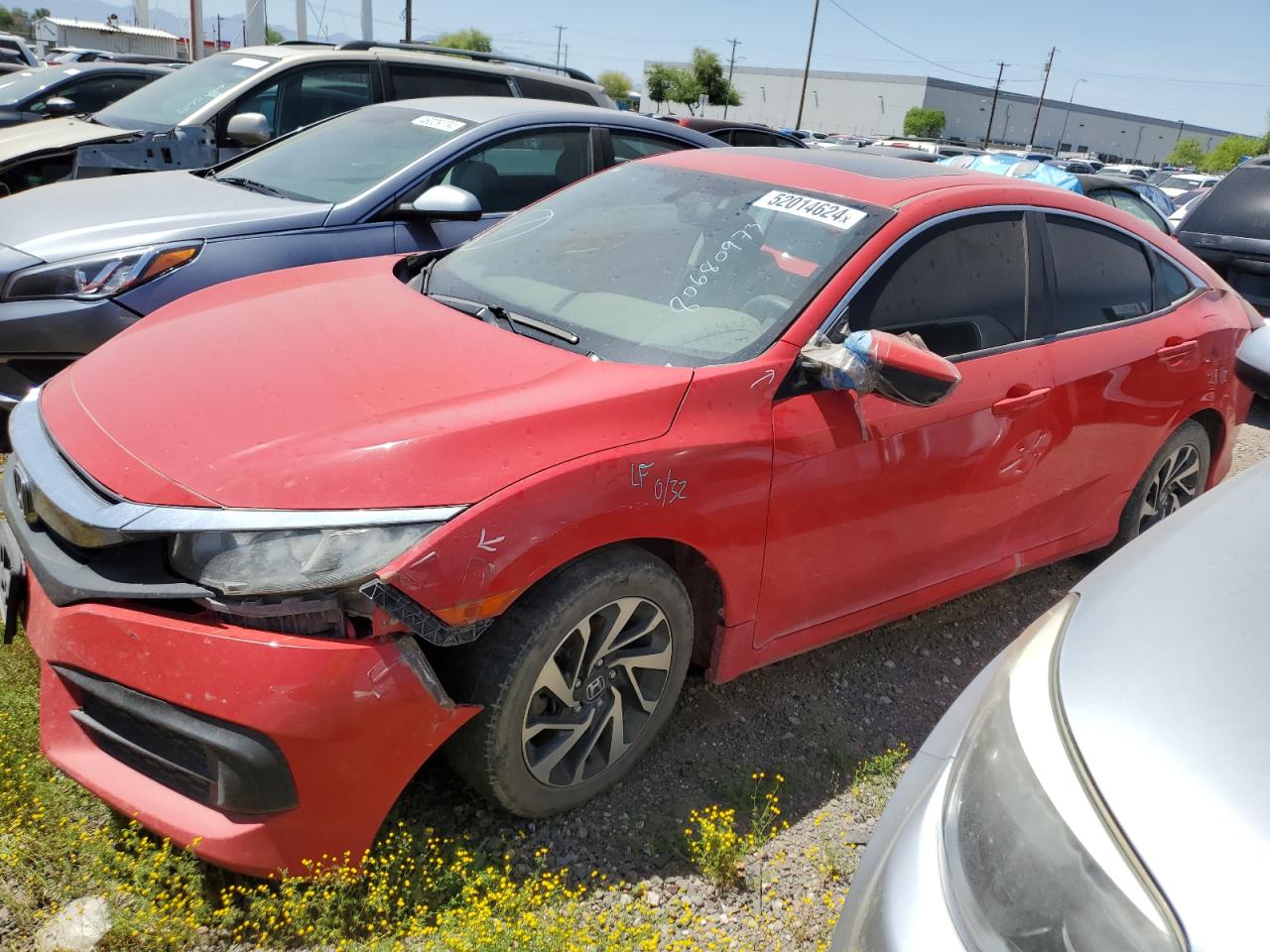 2016 Honda Civic Ex VIN: 2HGFC2F75GH565031 Lot: 52014624