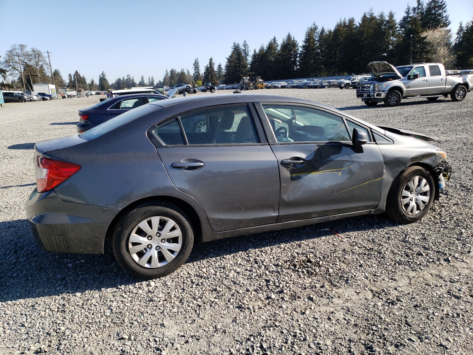 2012 Honda Civic Lx vin: 19XFB2F59CE373083