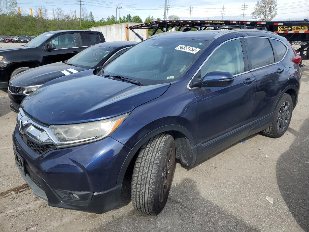 2017 Honda Cr-V Ex VIN: 2HKRW2H58HH648329 Lot: 50361154