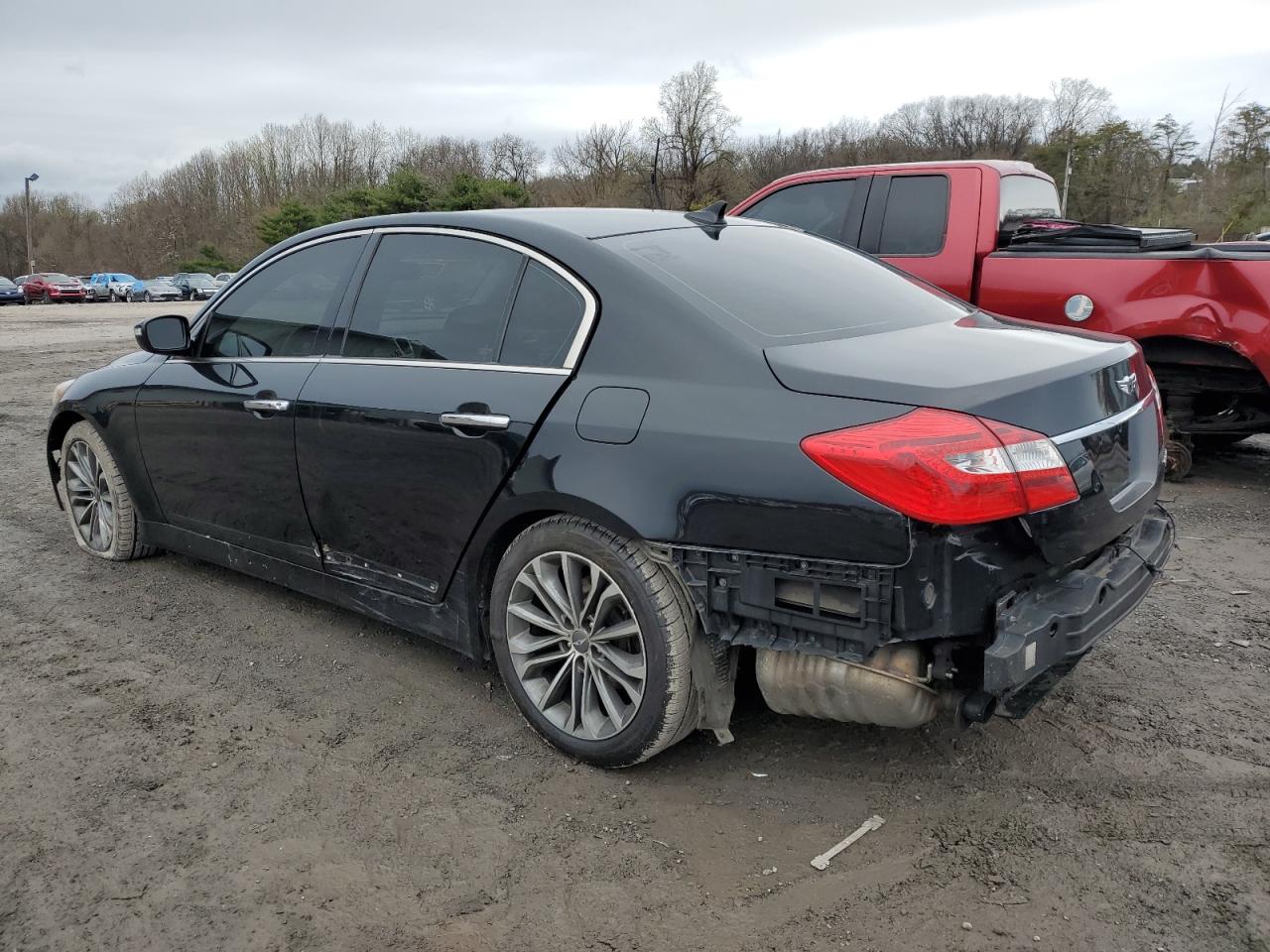2013 Hyundai Genesis 3.8L VIN: KMHGC4DD4DU242861 Lot: 49686054