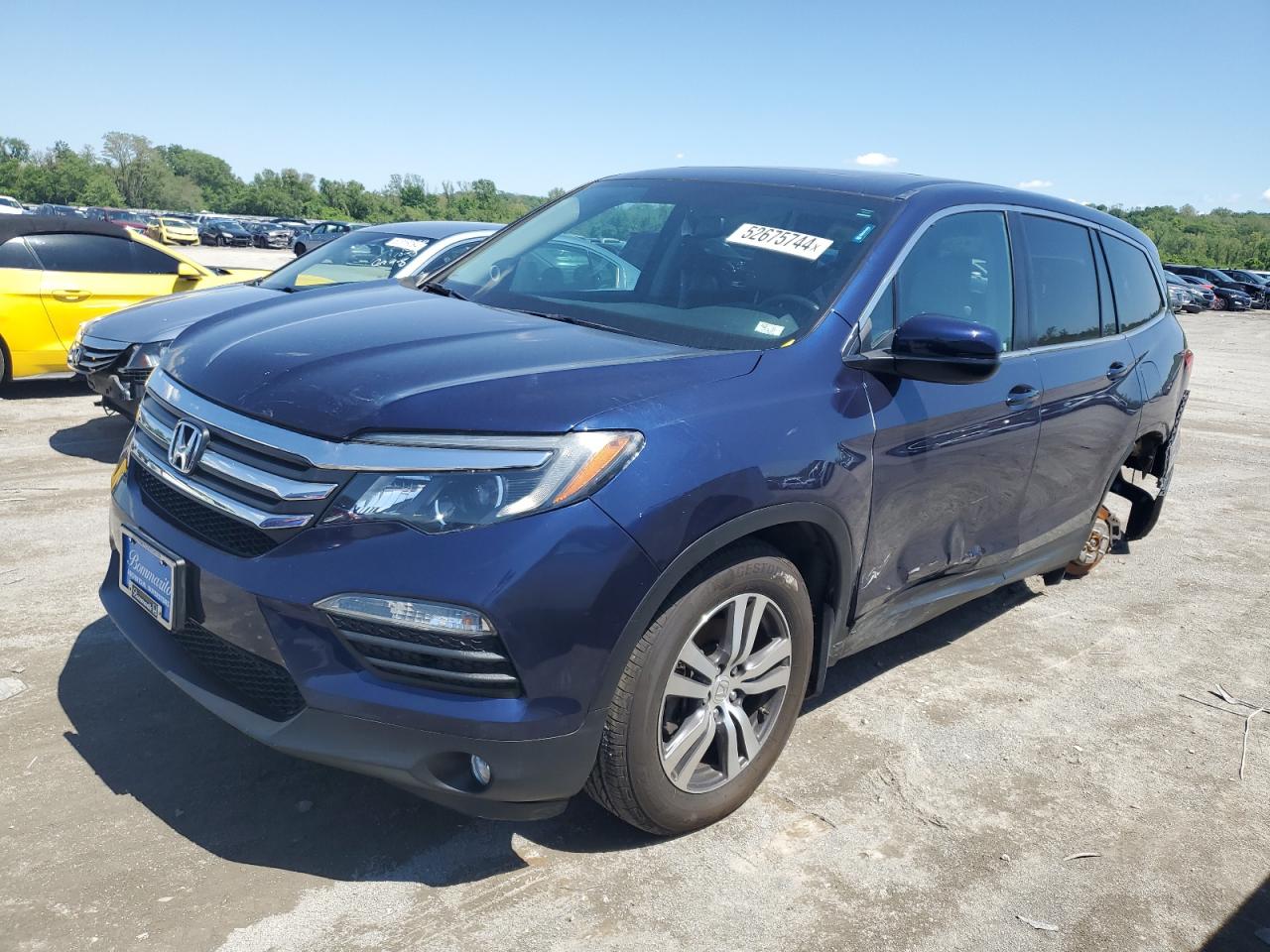 2018 Honda Pilot Exl VIN: 5FNYF6H55JB069810 Lot: 52675744