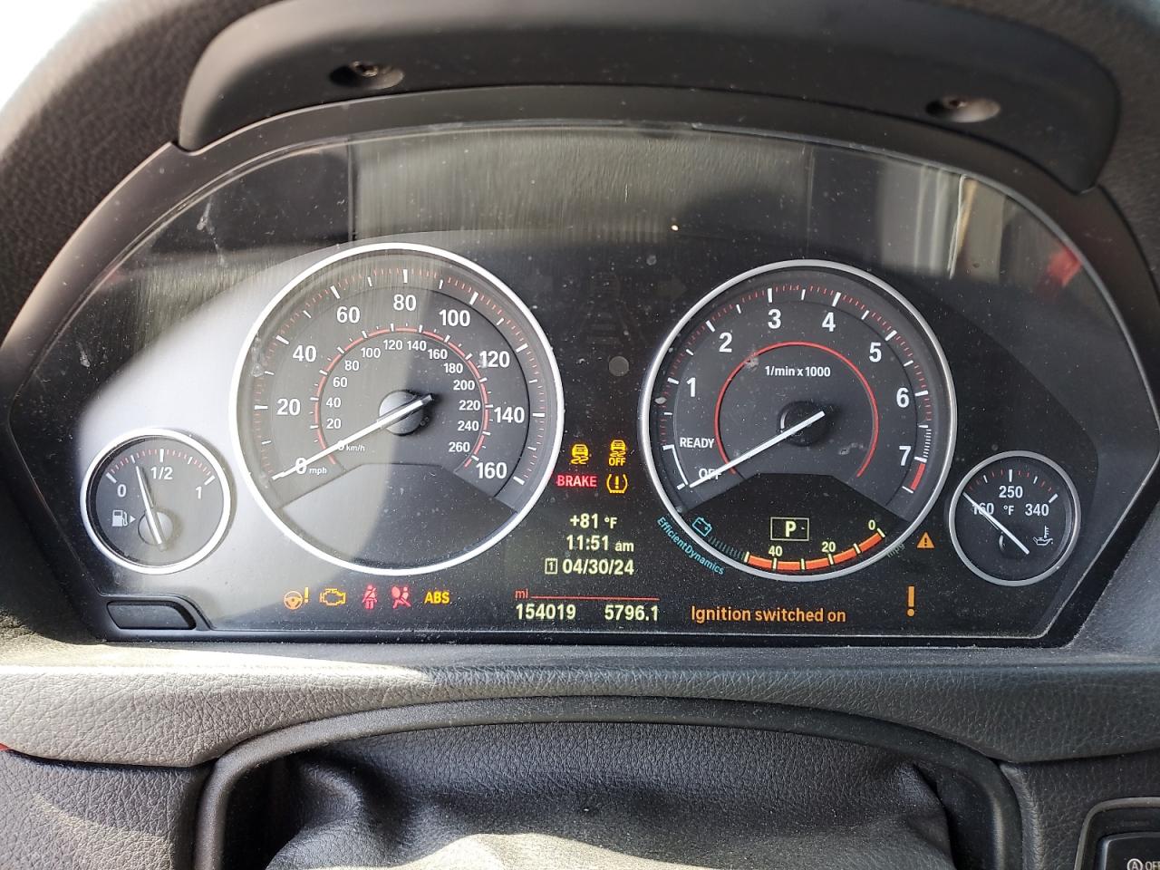 2014 BMW 328 Xi VIN: WBA3B3G54ENR84237 Lot: 53066334