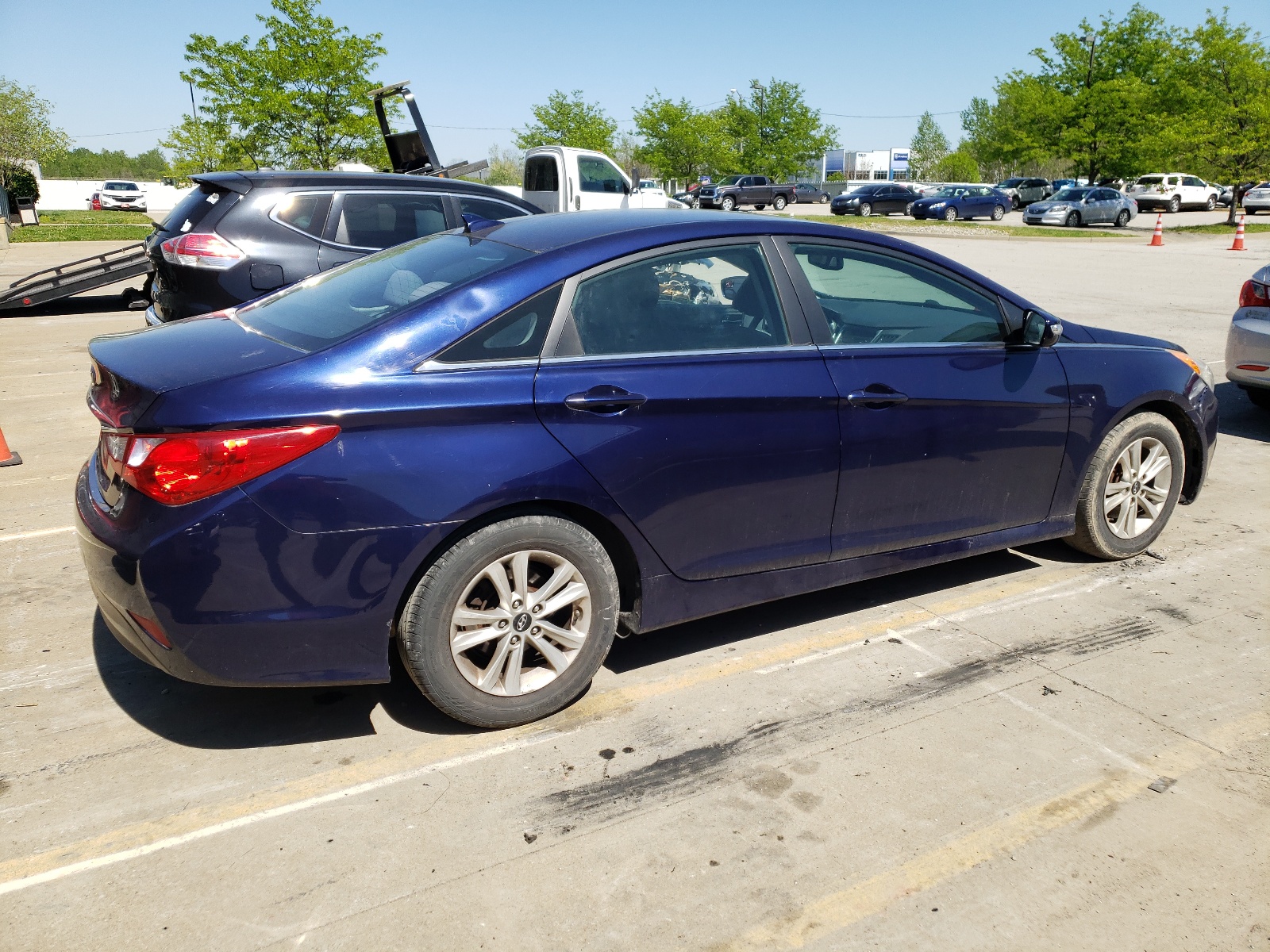 2014 Hyundai Sonata Gls vin: 5NPEB4AC3EH882887