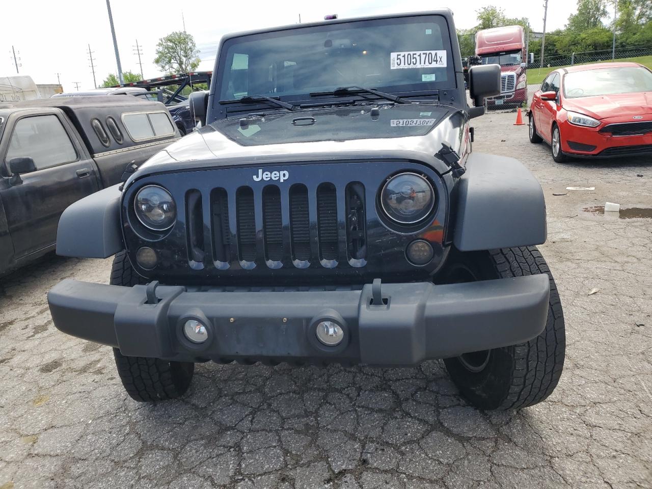 2014 Jeep Wrangler Unlimited Sport VIN: 1C4BJWDG6EL320381 Lot: 51051704