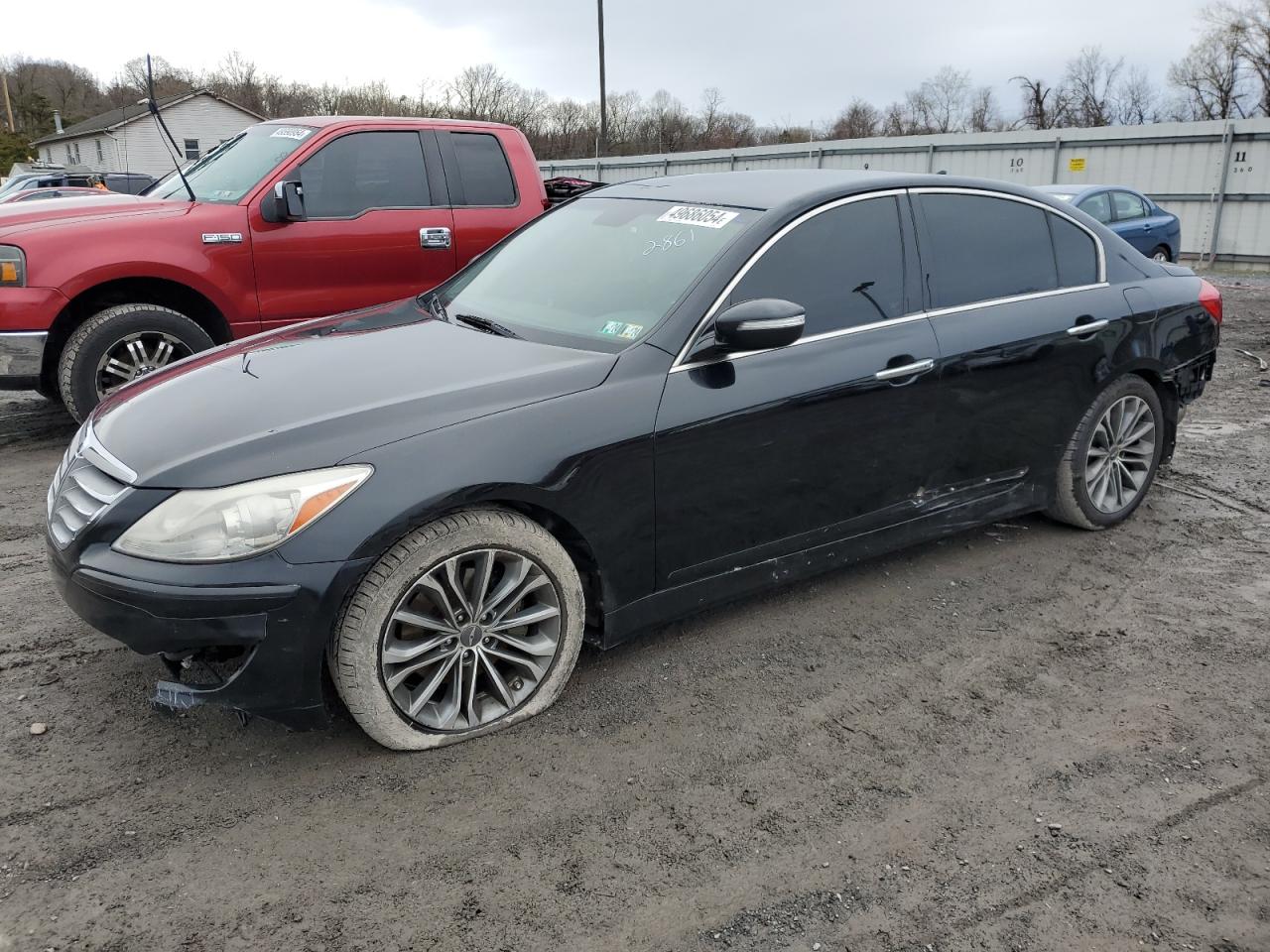 2013 Hyundai Genesis 3.8L VIN: KMHGC4DD4DU242861 Lot: 49686054
