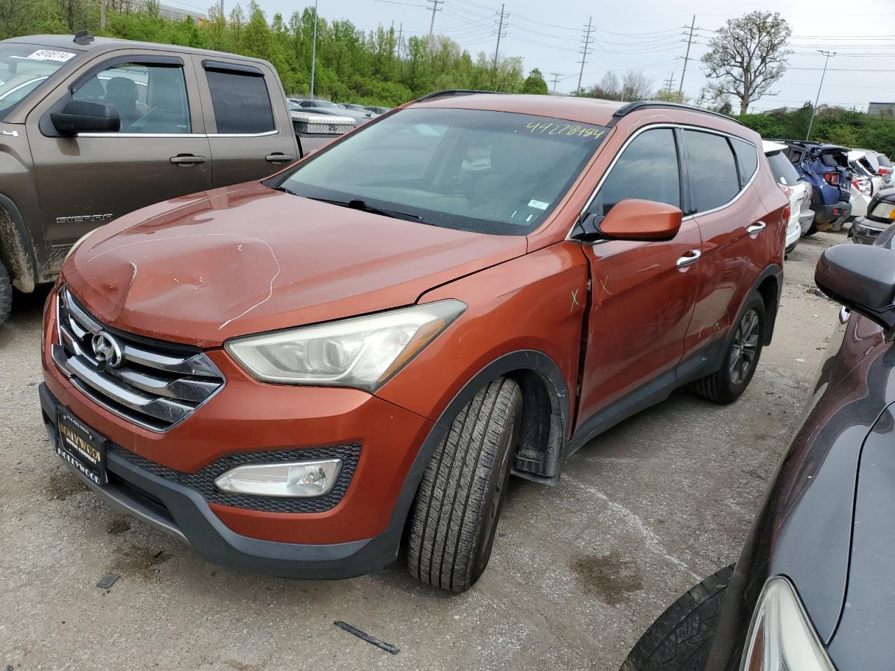 2013 Hyundai Santa Fe Sport VIN: 5XYZU3LB3DG060008 Lot: 49228484