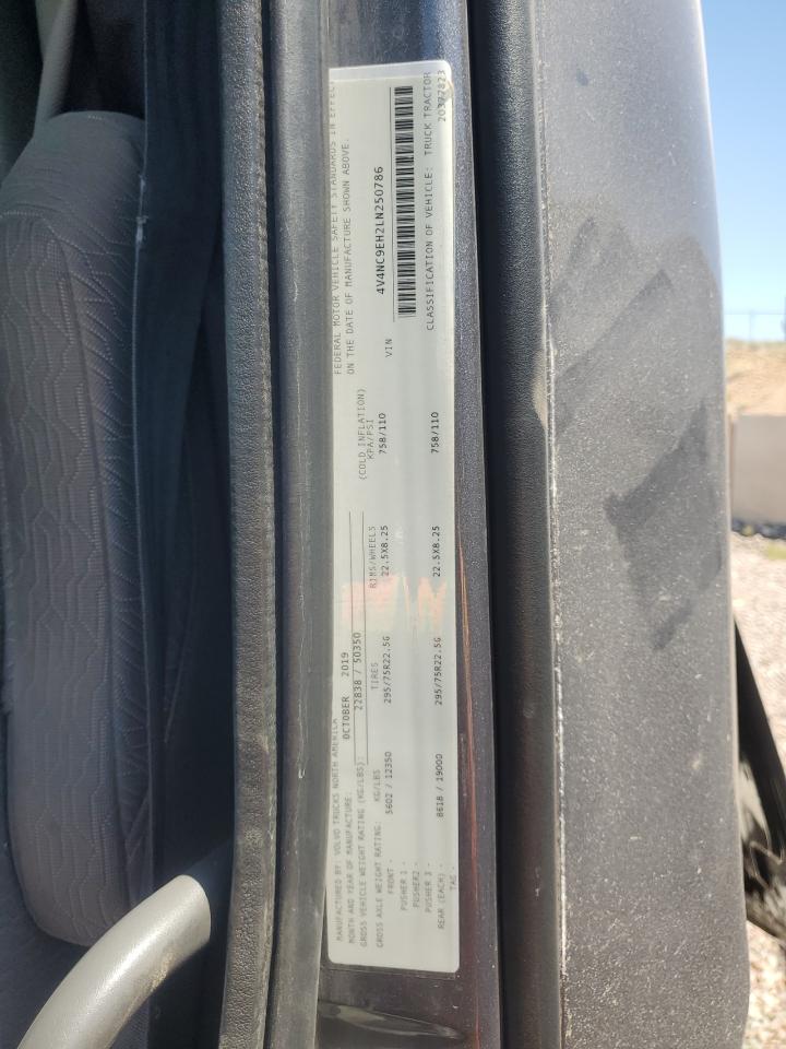 2020 Volvo Vn Vnl VIN: 4V4NC9EH2LN250786 Lot: 39205335