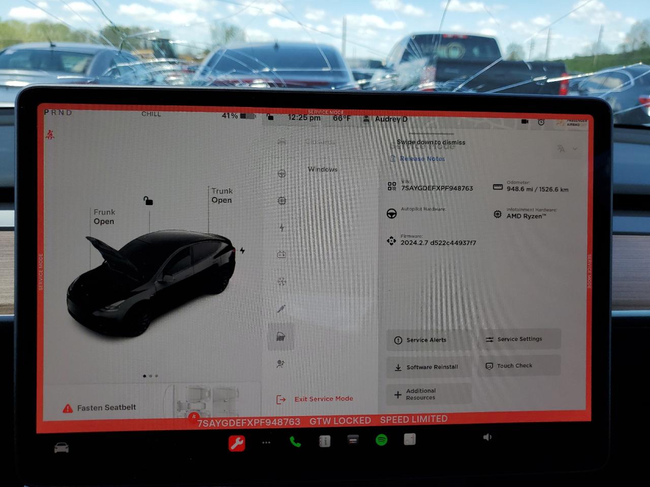 7SAYGDEFXPF948763 2023 Tesla Model Y