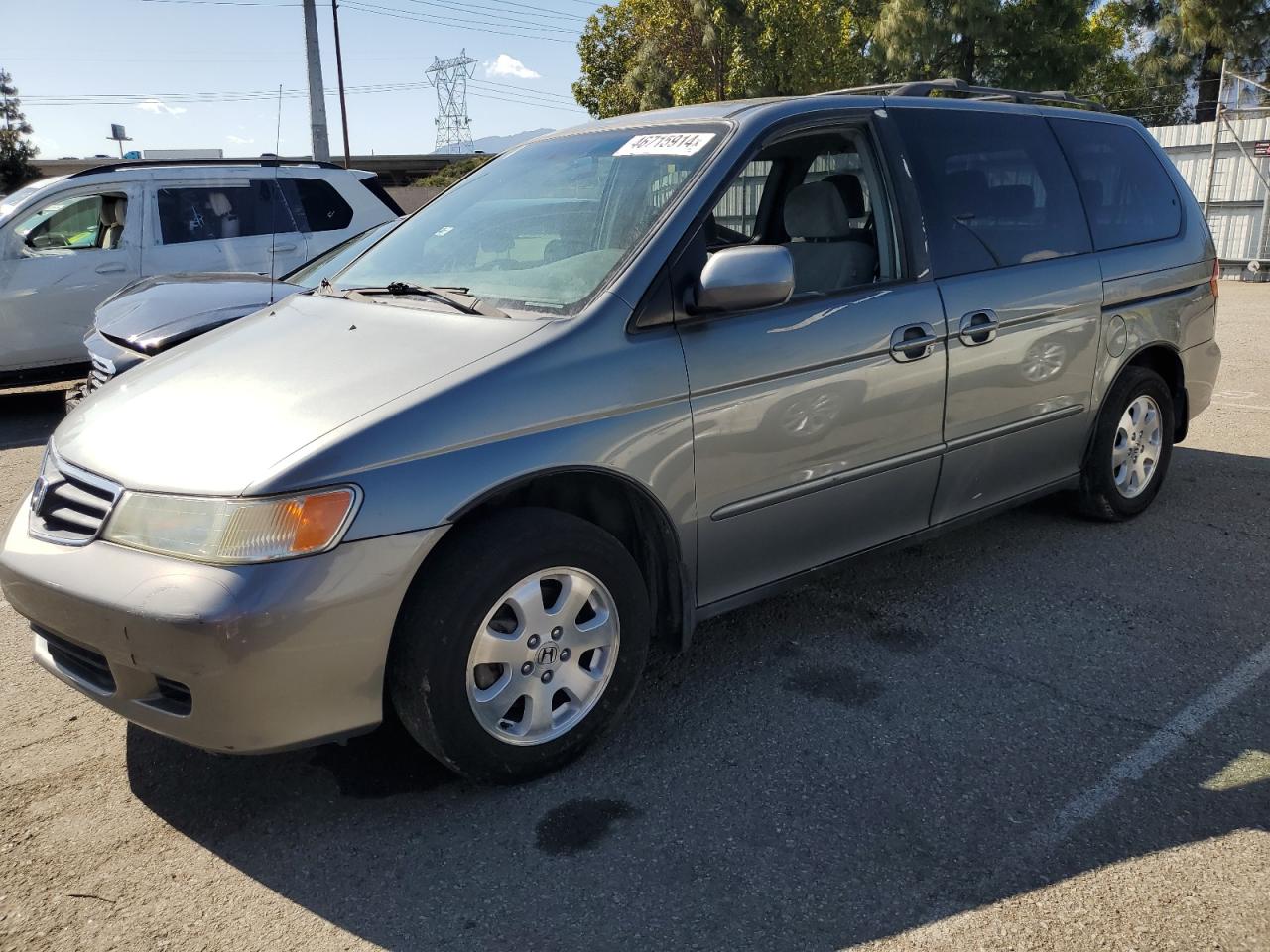 2002 Honda Odyssey Ex VIN: 2HKRL18602H523067 Lot: 46715914