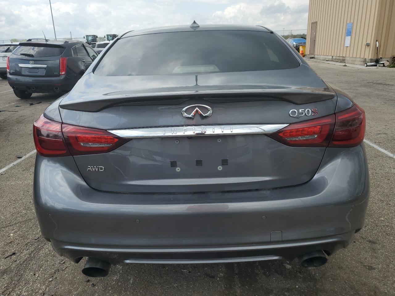 2019 Infiniti Q50 Red Sport 400 VIN: JN1FV7AR1KM830261 Lot: 51040174