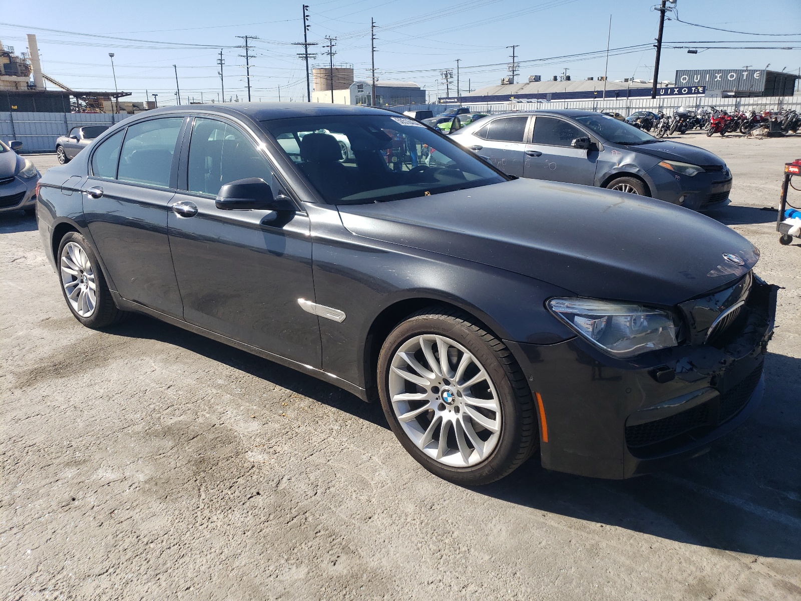 2015 BMW 740 I vin: WBAYA6C58FG273226