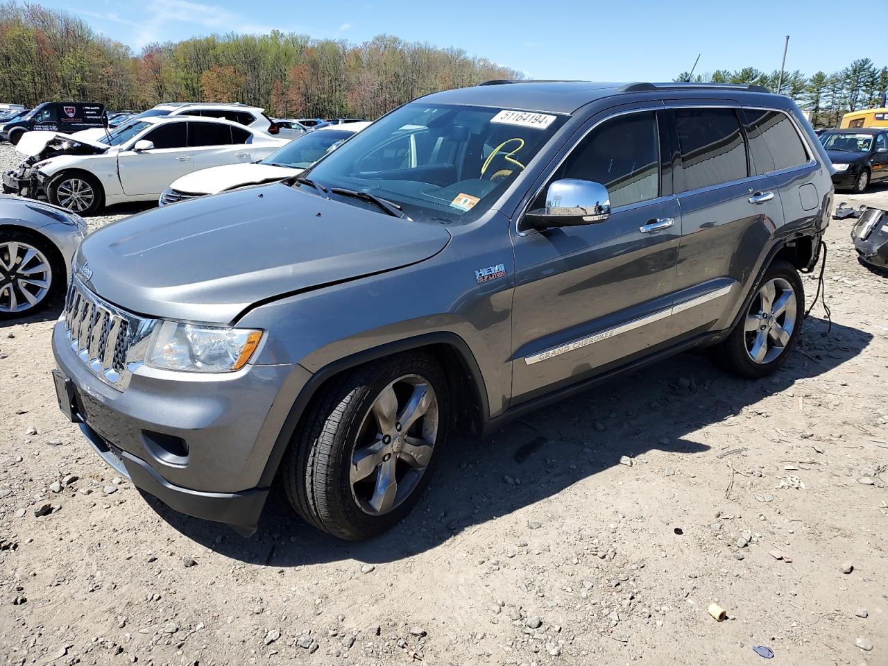 2013 Jeep Grand Cherokee Overland VIN: 1C4RJFCT2DC524459 Lot: 51164194