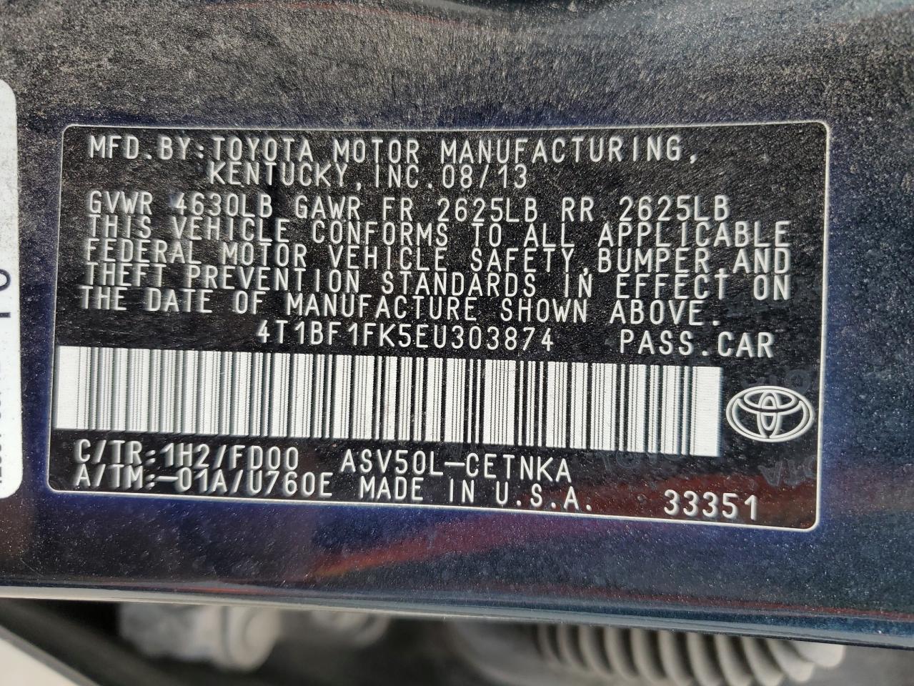 2014 Toyota Camry - Image 13