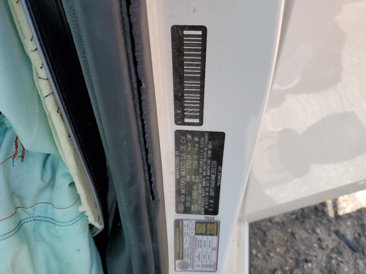 2021 Kia Forte Gt Line VIN: 3KPF34AD4ME281159 Lot: 53104754