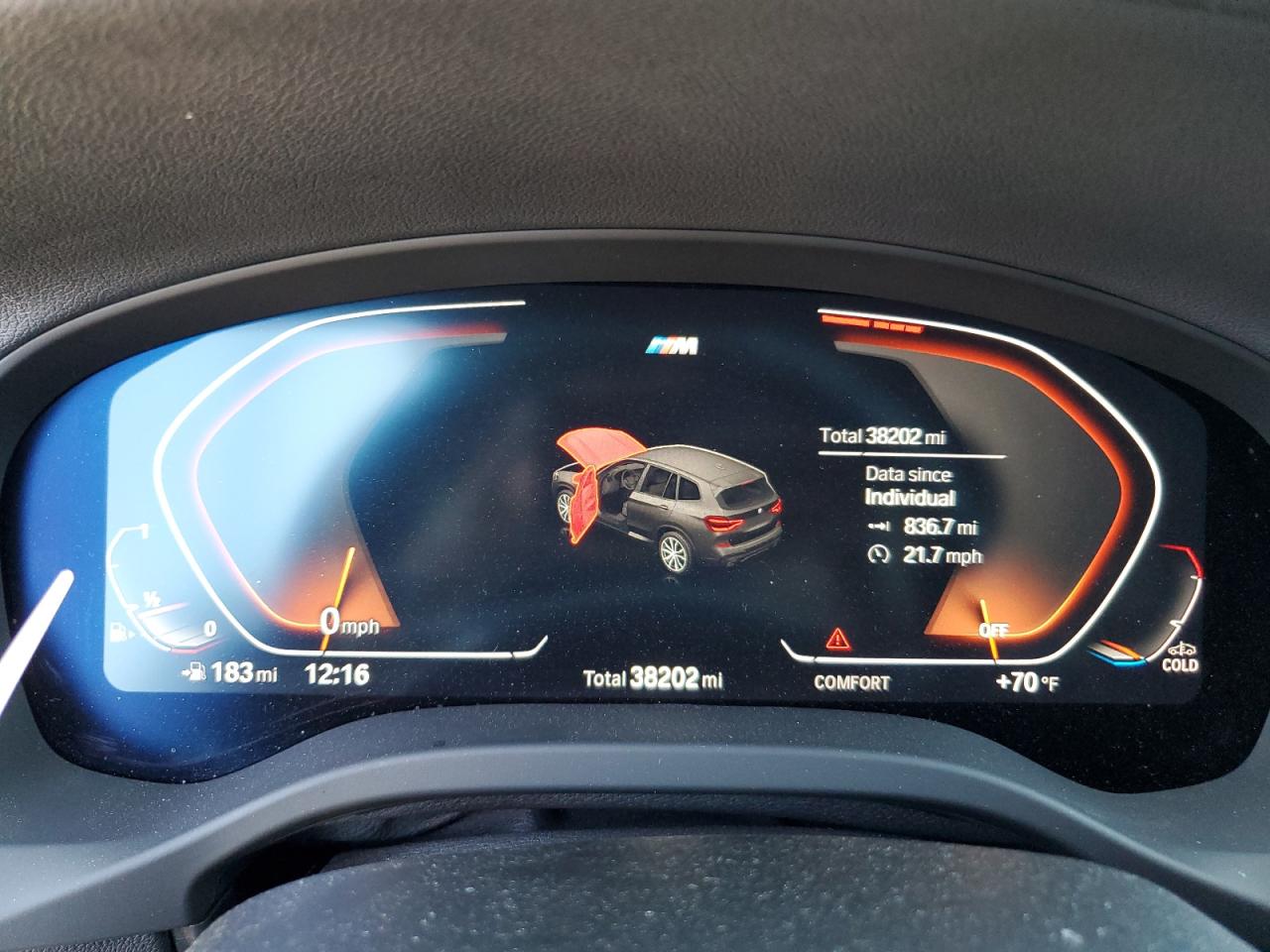 2021 BMW X3 xDrive30I VIN: 5UXTY5C01M9G09583 Lot: 50546794