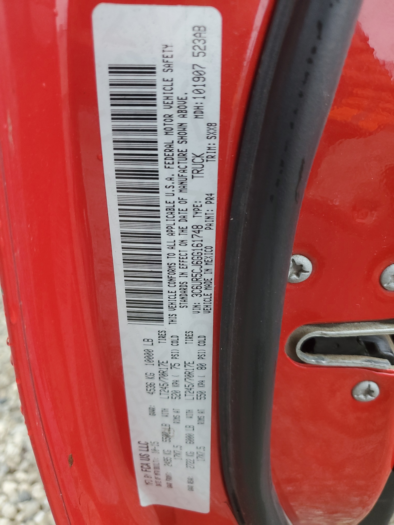 3C6UR5CJ6GG161748 2016 Ram 2500 St