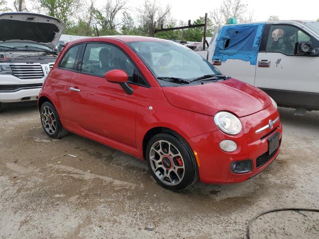  FIAT 500 2015 Красный