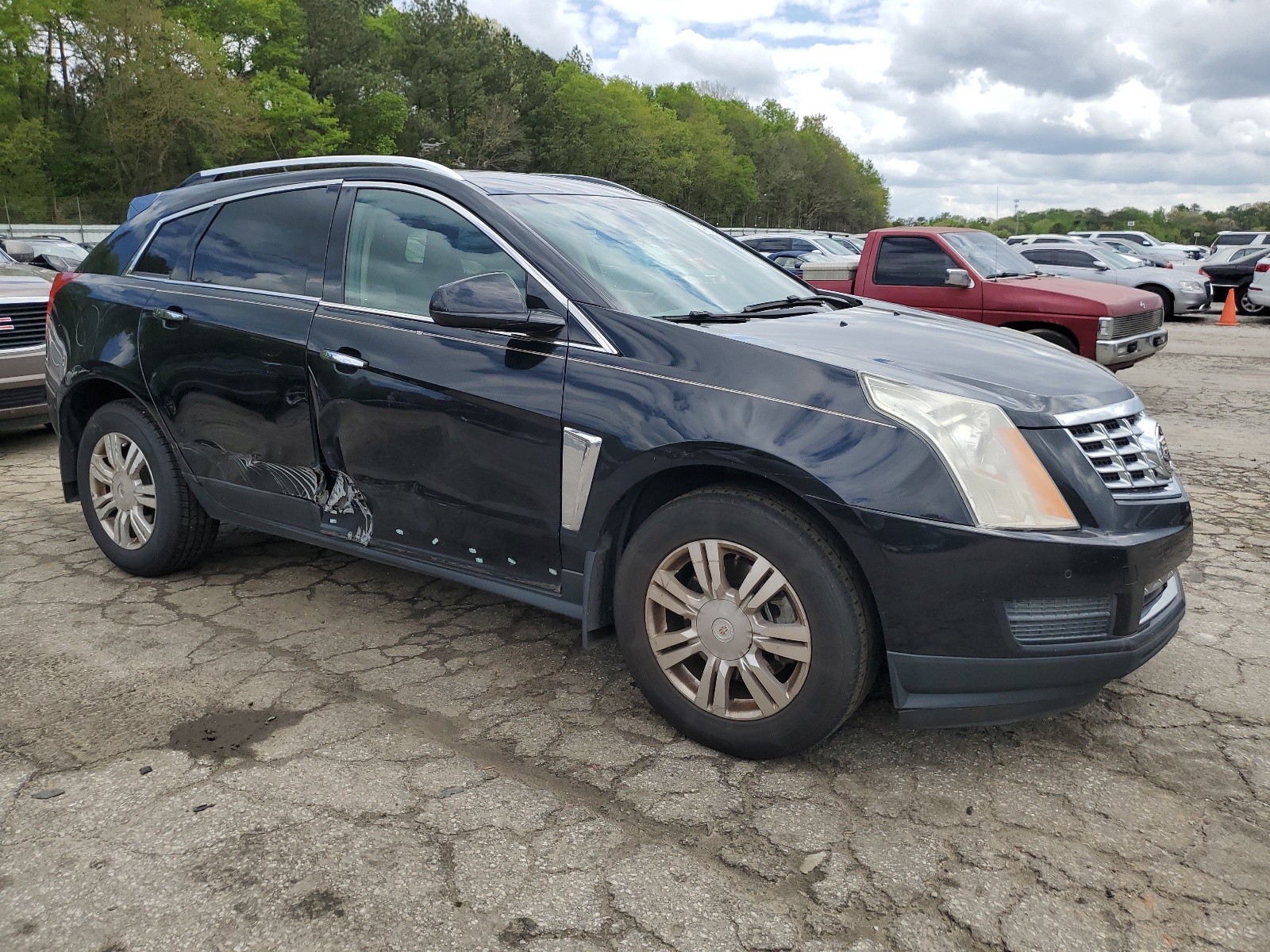 3GYFNBE36ES638001 2014 Cadillac Srx Luxury Collection