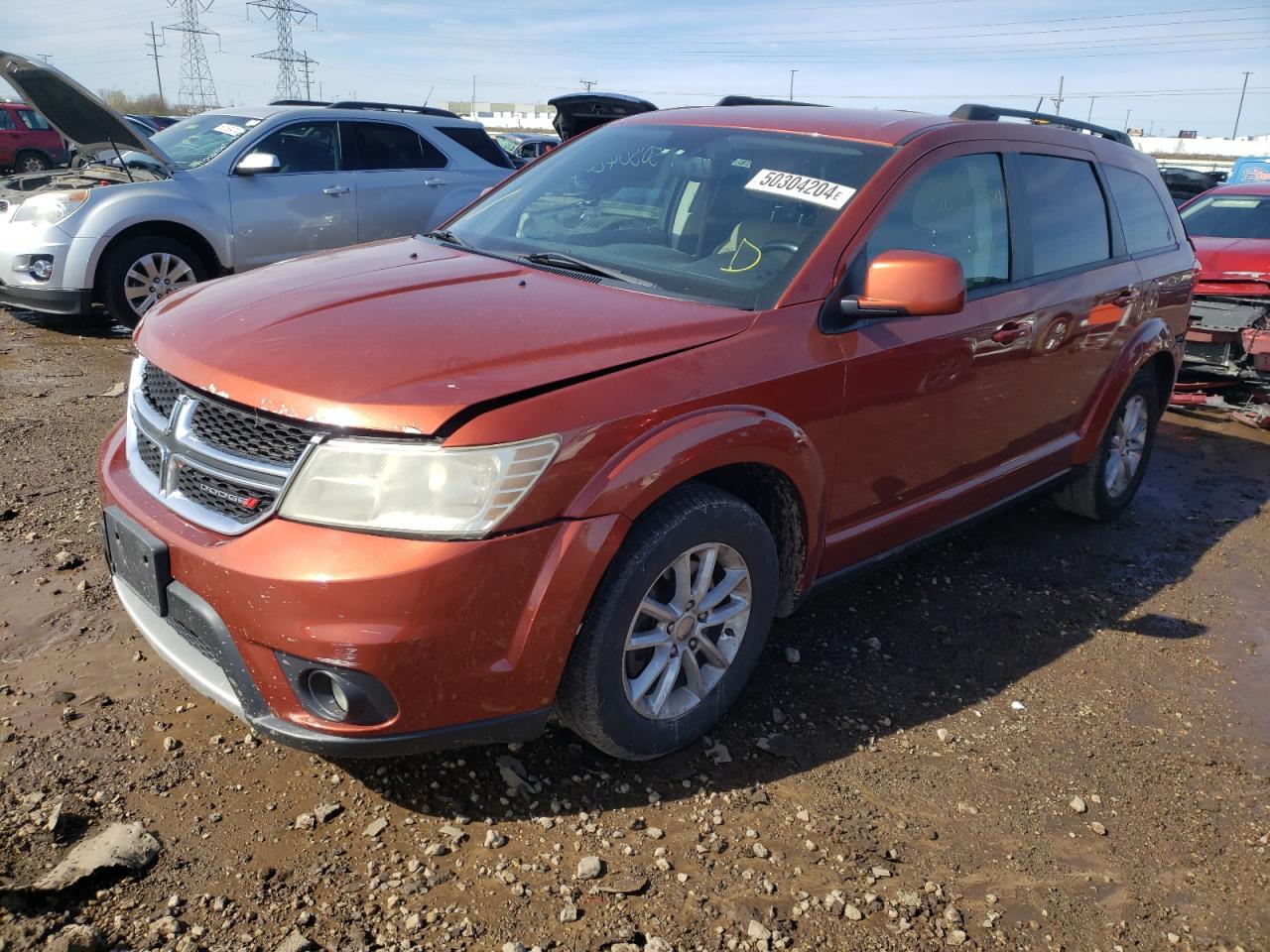 VIN 3C4PDCBB1ET144041 2014 DODGE JOURNEY no.1