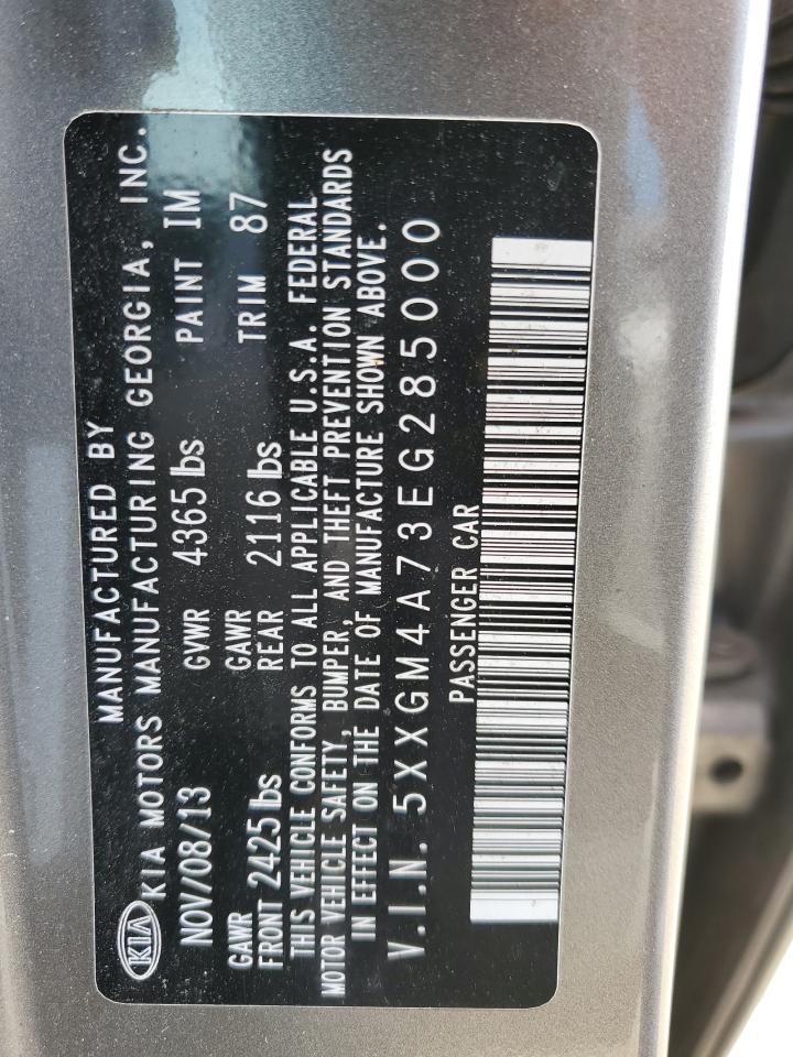 2014 Kia Optima Lx VIN: 5XXGM4A73EG285000 Lot: 52358124