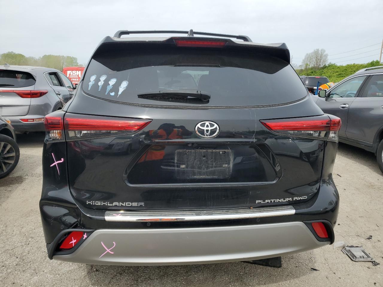 2021 Toyota Highlander Platinum VIN: 5TDFZRBH1MS093539 Lot: 49555924