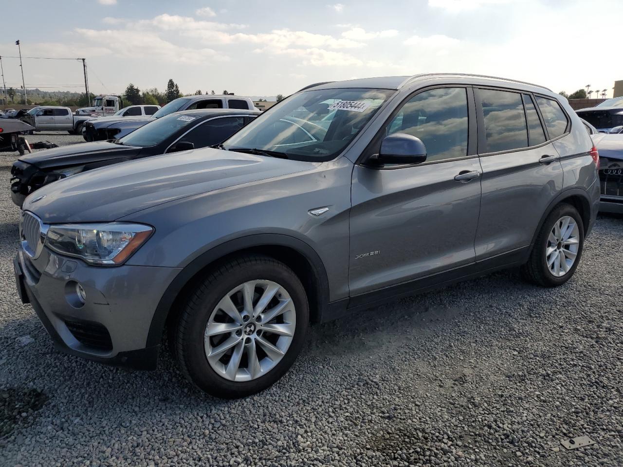 2016 BMW X3 xDrive28I VIN: 5UXWX9C52G0D81850 Lot: 51805444