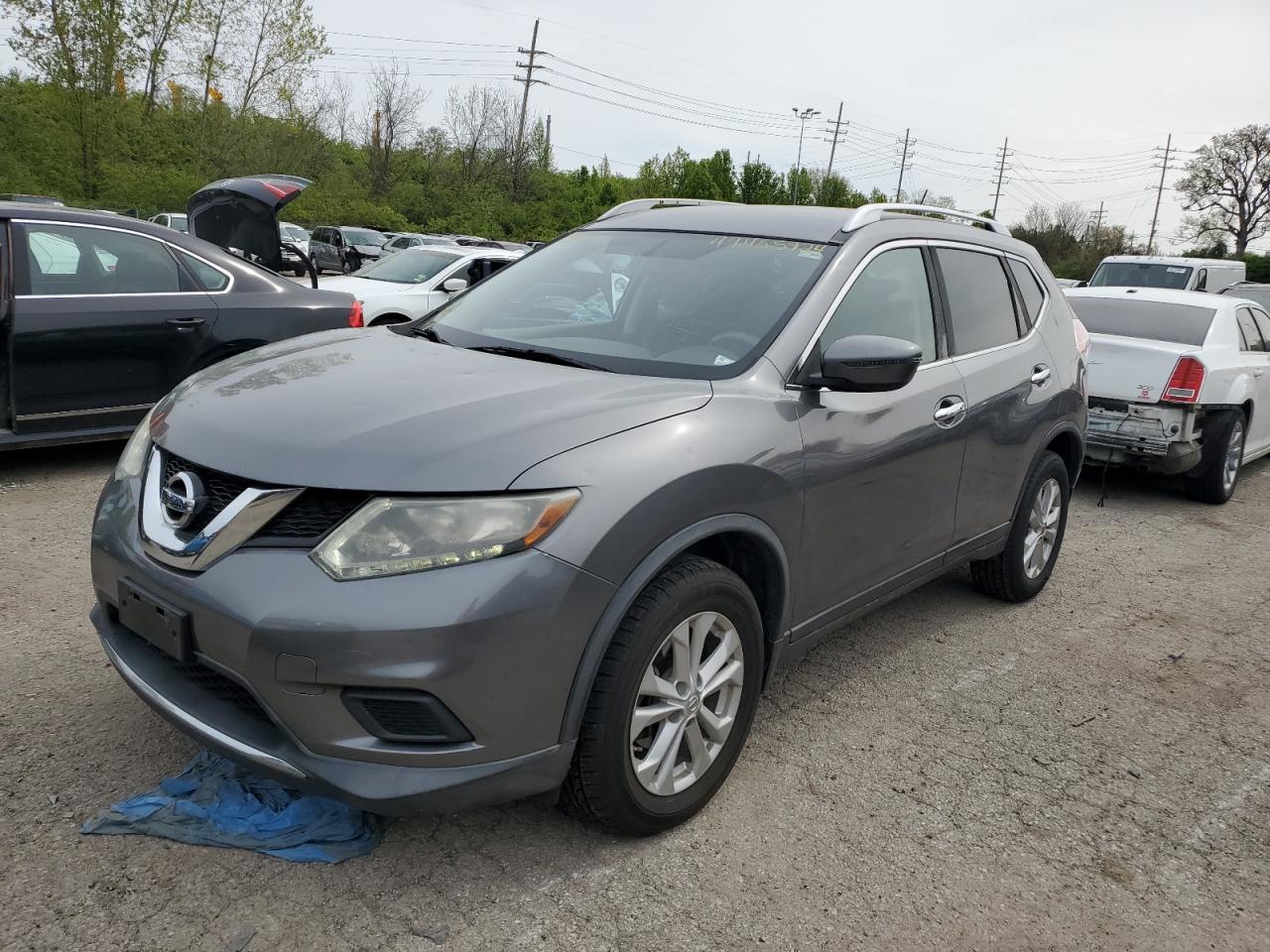 2016 Nissan Rogue S VIN: KNMAT2MV2GP641794 Lot: 49455924