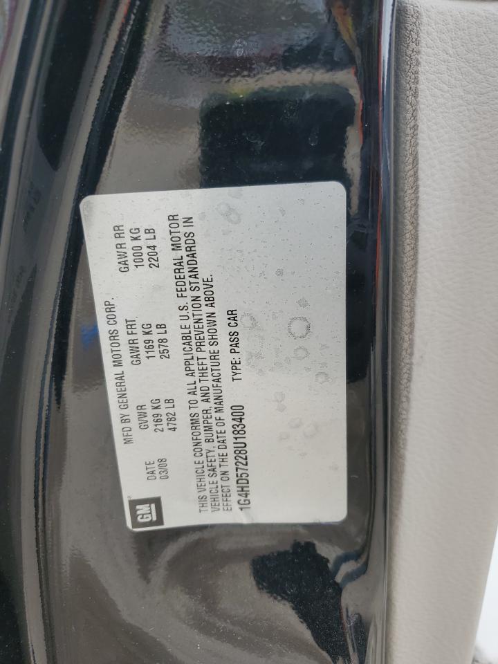 1G4HD57228U183400 2008 Buick Lucerne Cxl