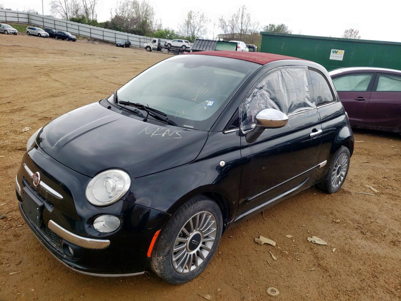 2013 Fiat 500 Lounge VIN: 3C3CFFER5DT664944 Lot: 51262494