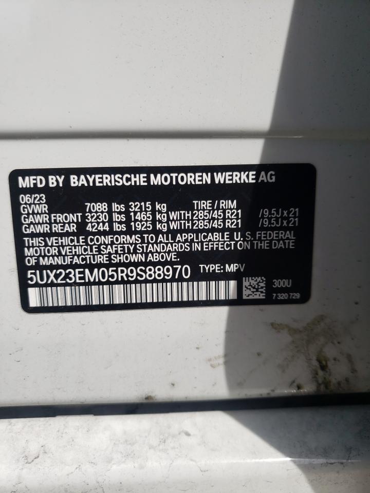 5UX23EM05R9S88970 2024 BMW X7 xDrive40I