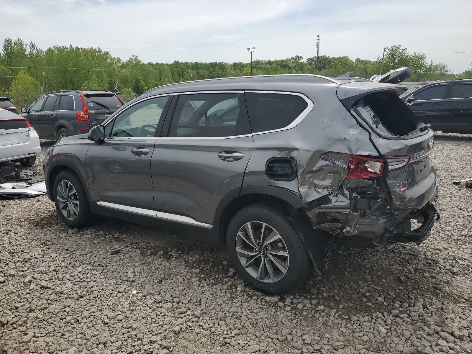 2019 Hyundai Santa Fe Sel vin: 5NMS3CAD3KH028493