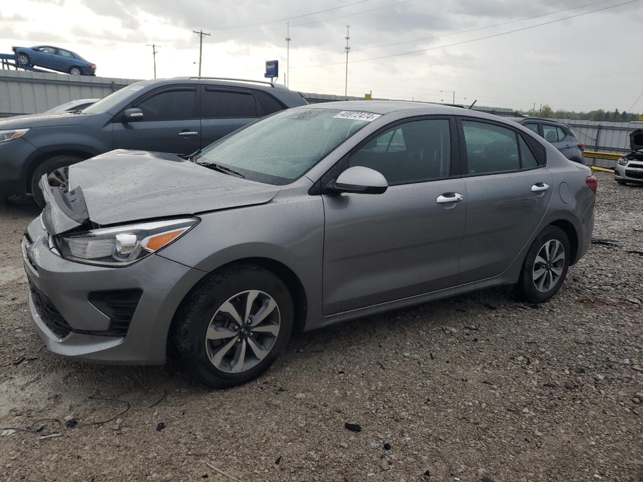 2021 Kia Rio Lx VIN: 3KPA24AD6ME375752 Lot: 48972474