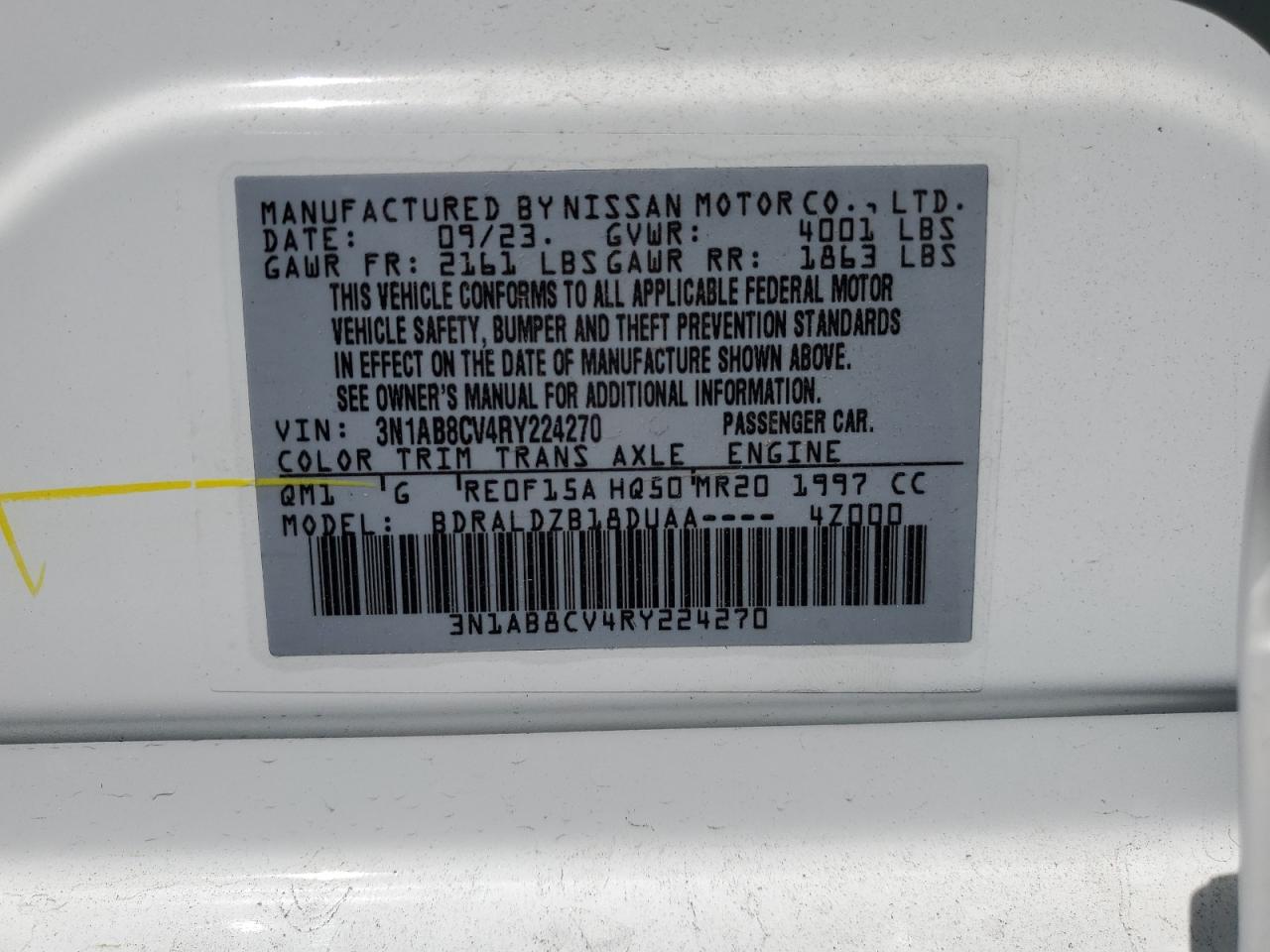 3N1AB8CV4RY224270 2024 Nissan Sentra Sv