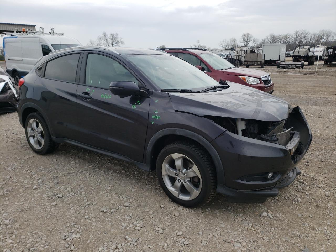 3CZRU6H7XHM703107 2017 Honda Hr-V Exl