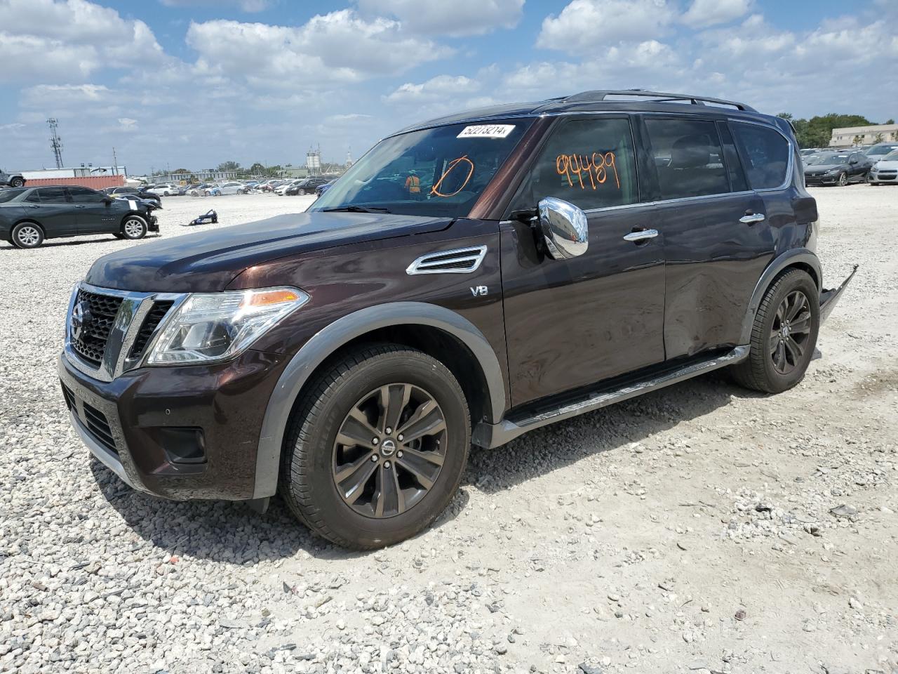 2017 Nissan Armada Platinum VIN: JN8AY2NF9H9300279 Lot: 52273214