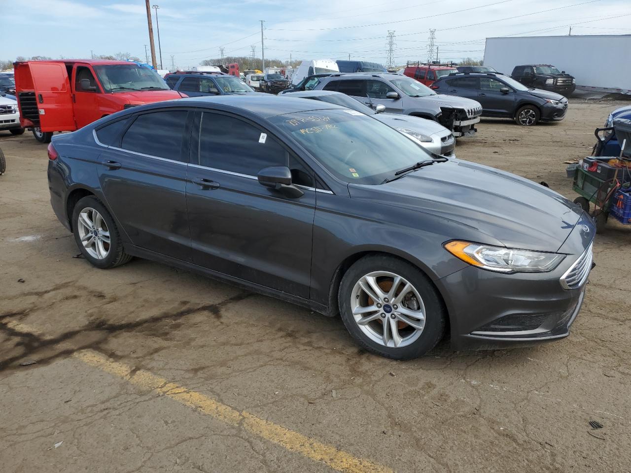 2018 Ford Fusion Se VIN: 3FA6P0HDXJR217821 Lot: 52570764