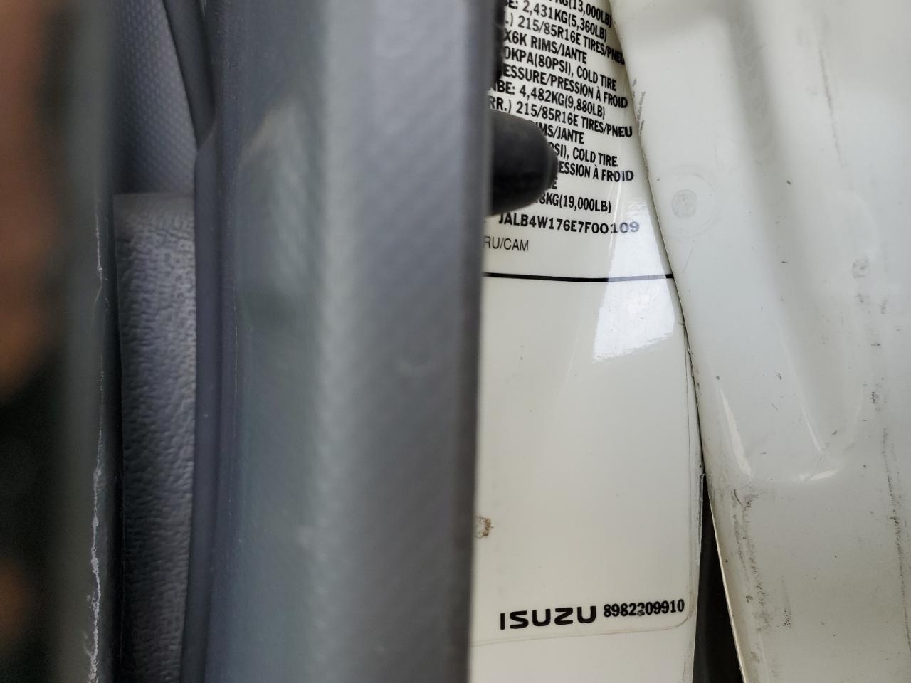 2012 Isuzu Npr VIN: JALB4W176C7F00109 Lot: 52377424