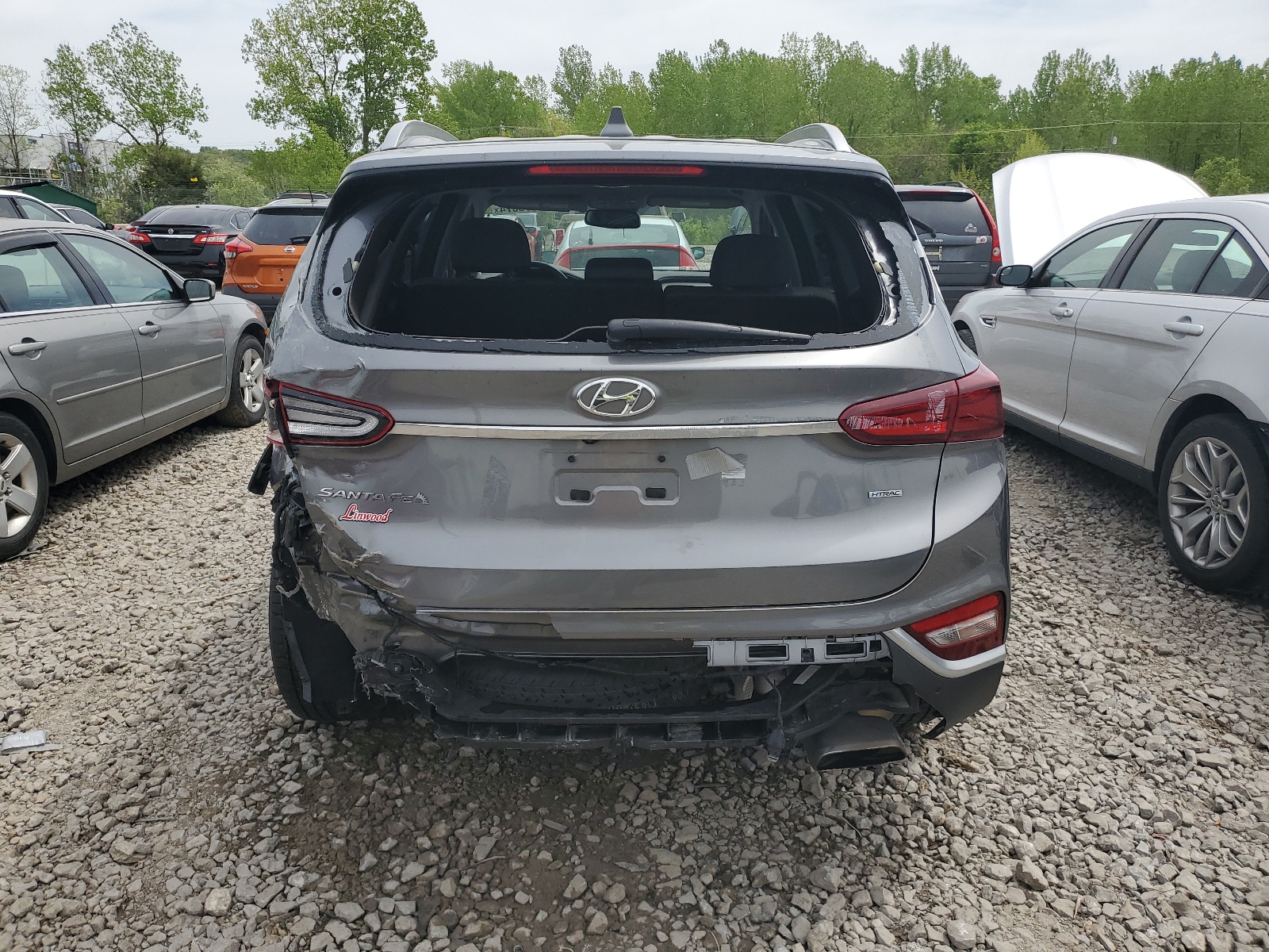 2019 Hyundai Santa Fe Sel vin: 5NMS3CAD3KH028493