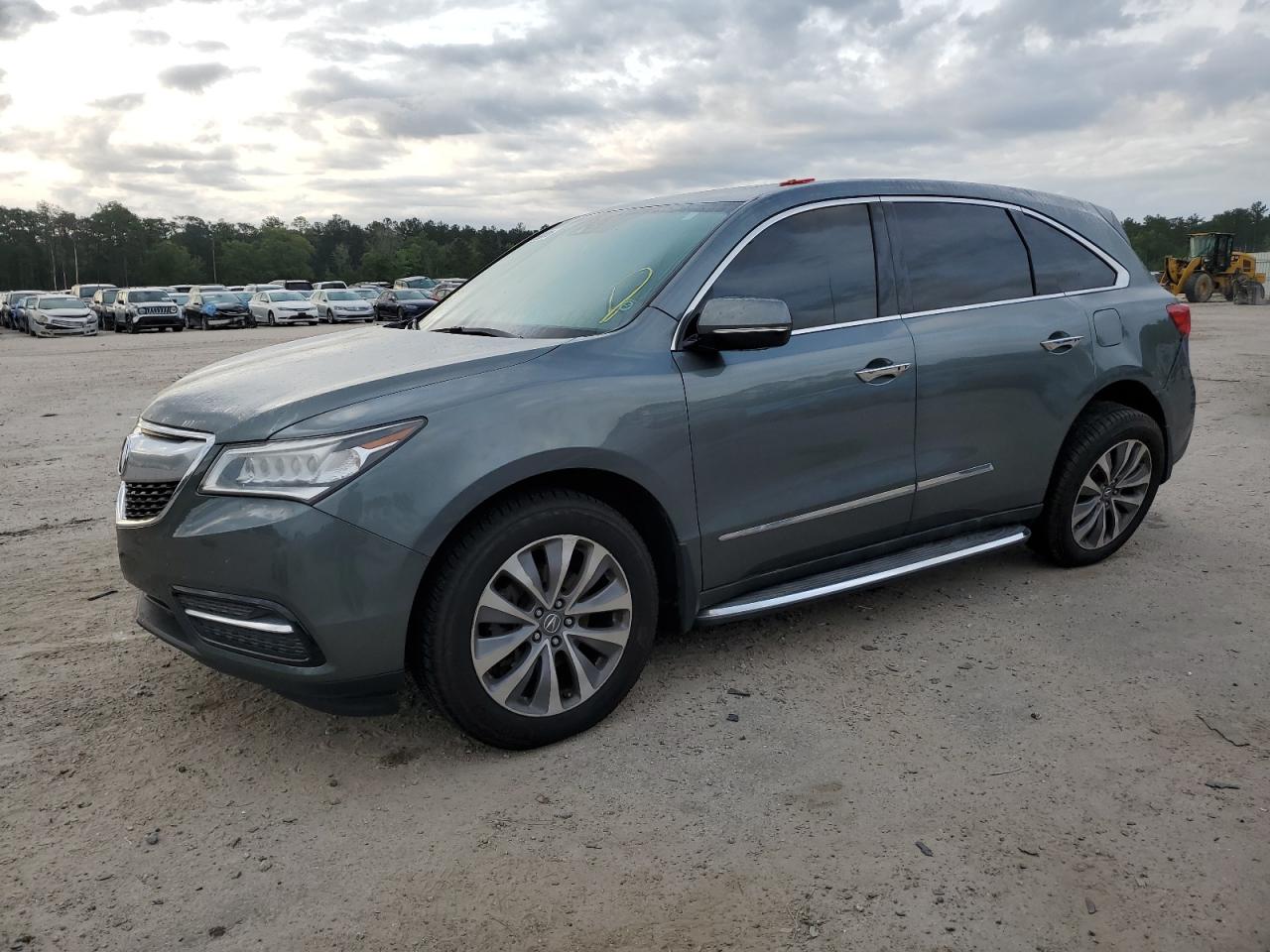 2015 Acura Mdx Technology VIN: 5FRYD4H47FB001631 Lot: 49899074