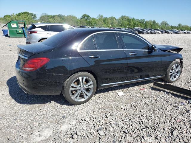 Седани MERCEDES-BENZ C-CLASS 2016 Чорний