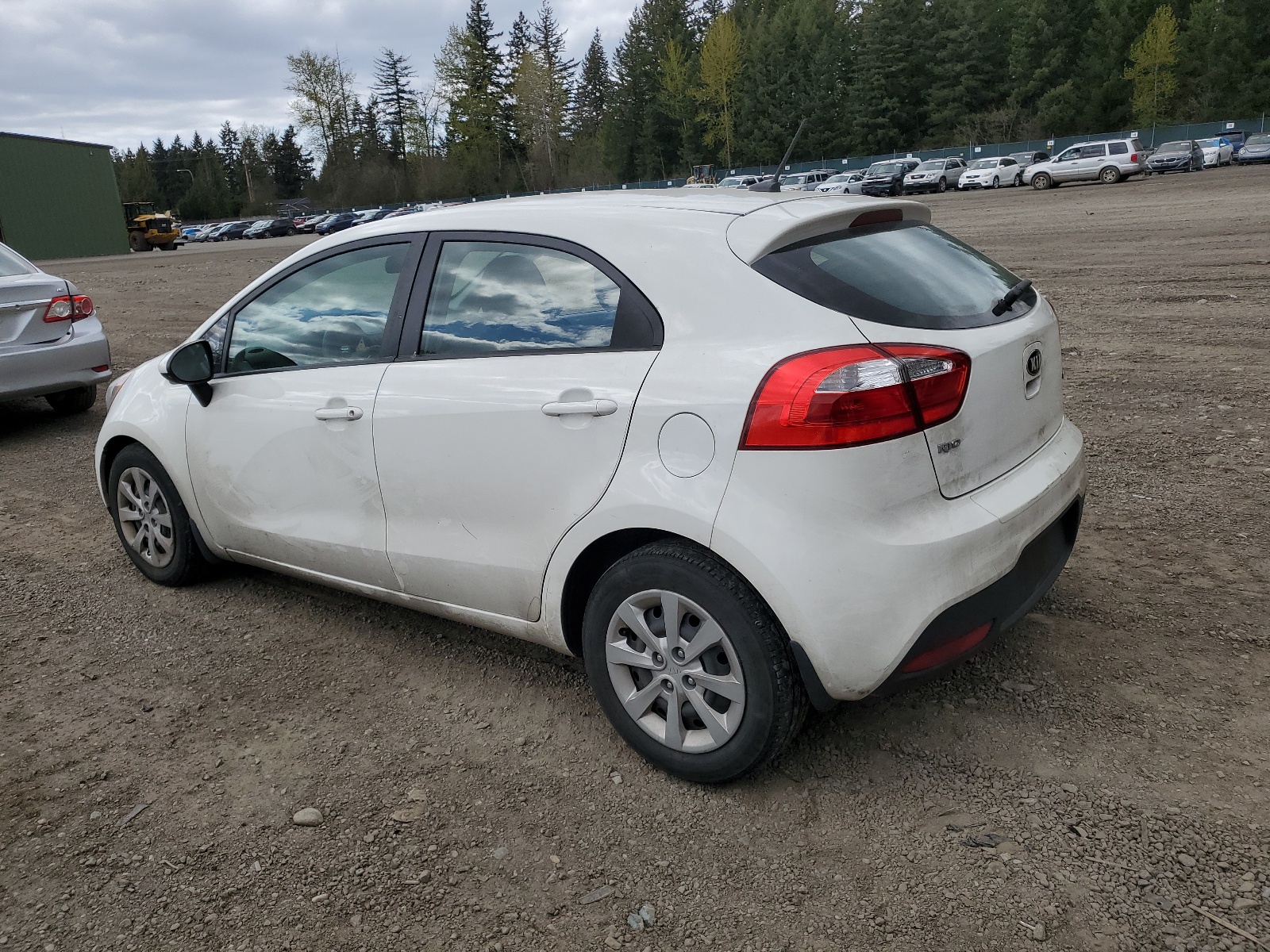 2014 Kia Rio Lx vin: KNADM5A3XE6333982