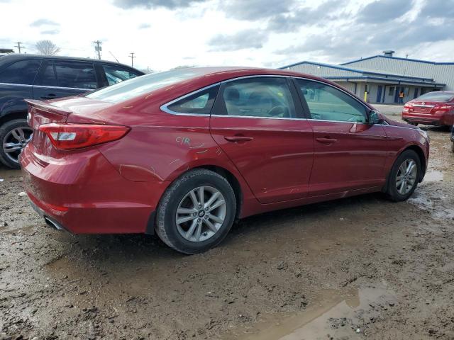  HYUNDAI SONATA 2015 Czerwony