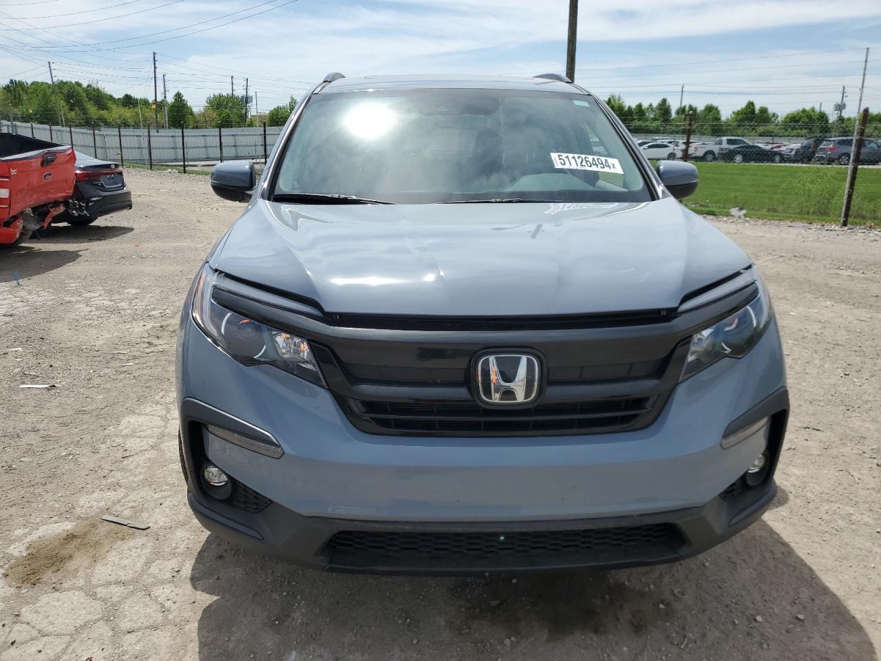 2022 Honda Pilot Se VIN: 5FNYF6H2XNB097680 Lot: 51126494