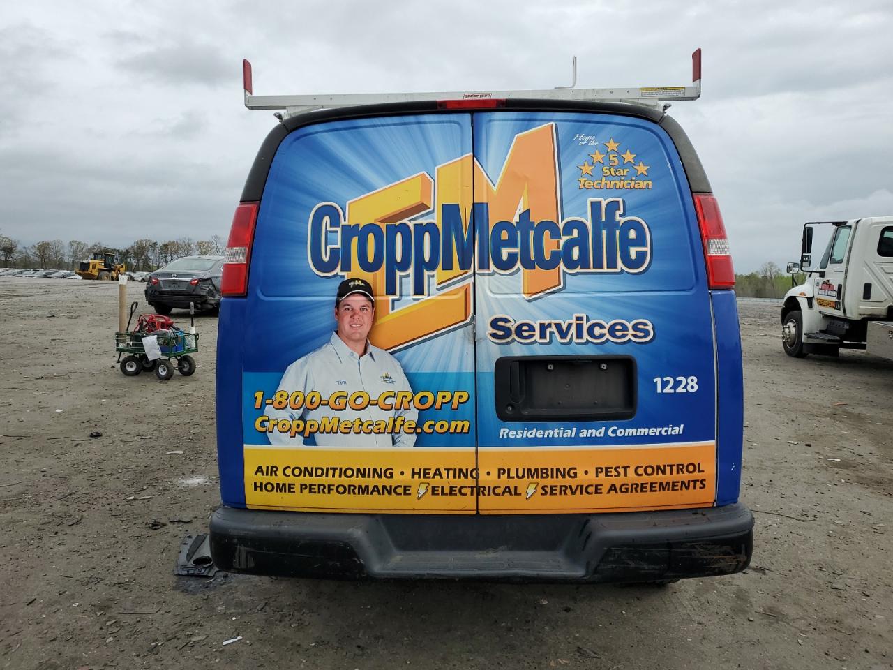 2017 Chevrolet Express G2500 VIN: 1GCWGAFF3H1325660 Lot: 85306785