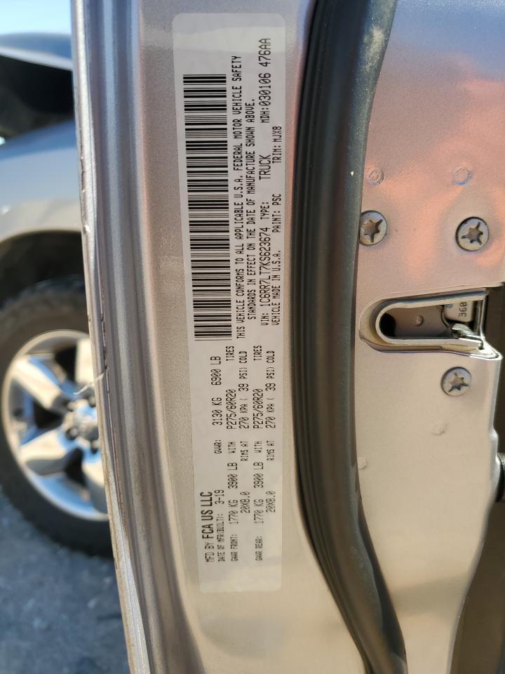 2019 Ram 1500 Classic Slt VIN: 1C6RR7LT7KS623674 Lot: 49542674